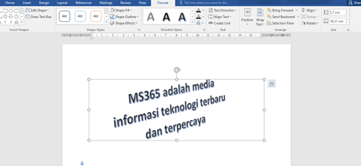 Fungsi WordArt di Microsoft Word dan Cara Menggunakannya